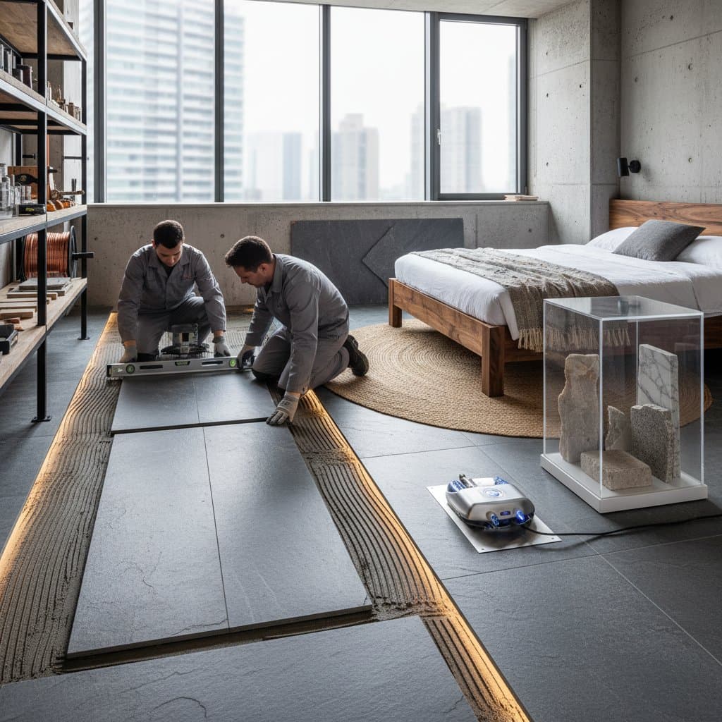 Featured image for Why Stone Floors Connect Your Body to Earth Energy