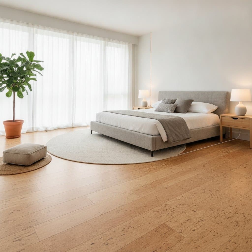 Featured image for Grounding Flooring Brings Earth's Calm to Your Bedroom