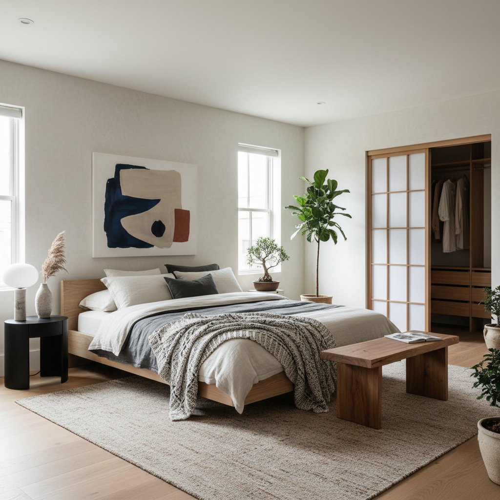 Featured image for Why Japandi Fuses Zen and Scandi in 2025 Bedrooms