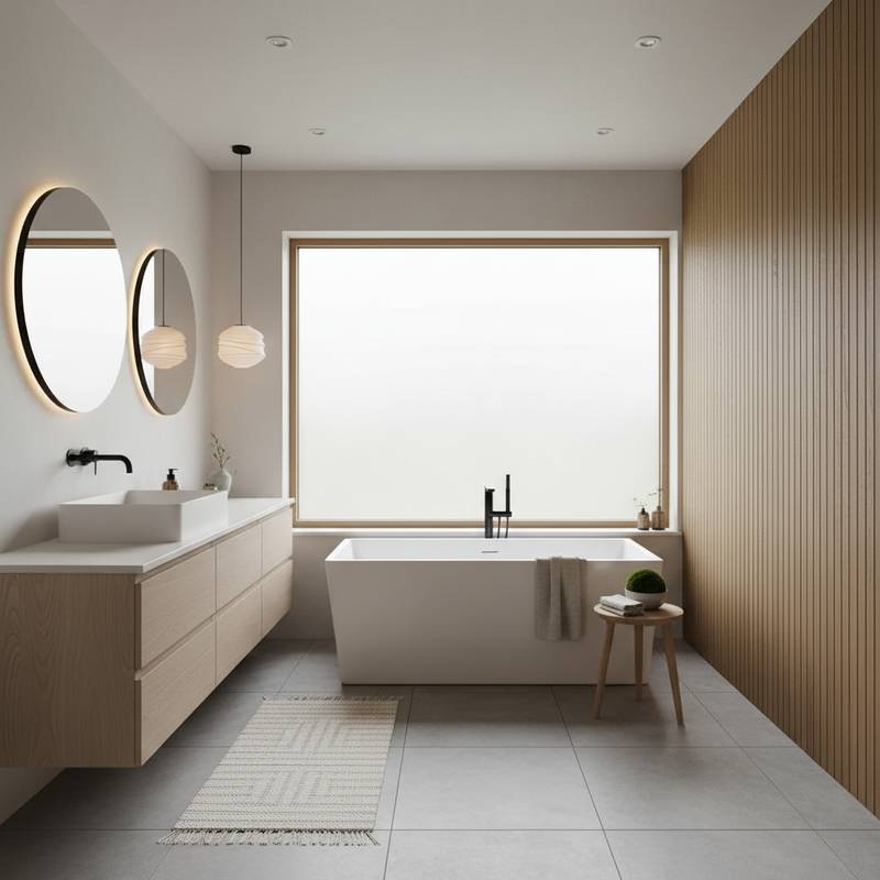 Featured image for Japandi Bathrooms Turn Daily Routines Into Quiet Rituals