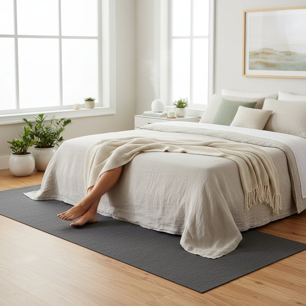 Featured image for Why Grounding Mats Reset Your Bedroom's Static Energy