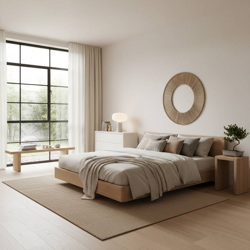 Featured image for Japandi Bedrooms: Where Scandinavian Warmth Meets Zen Calm
