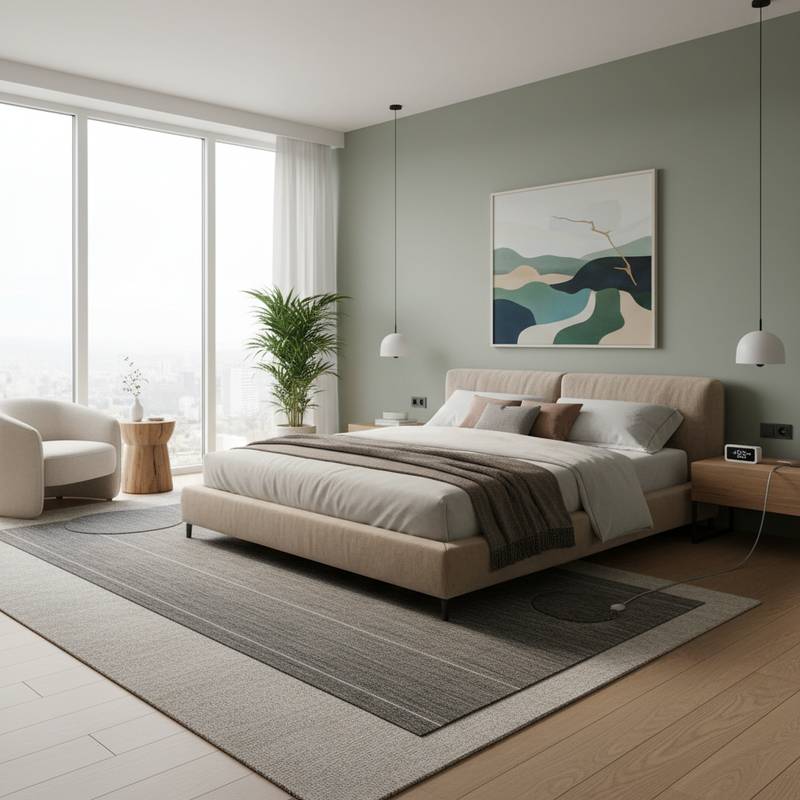 Featured image for Grounding Mats Bring Earth's Energy Into Bedroom Design