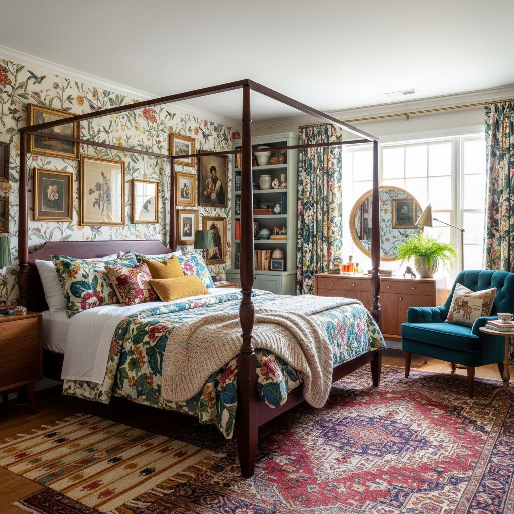 Featured image for Gen Z Turns Grandma's Bedroom Into Maximalist Haven