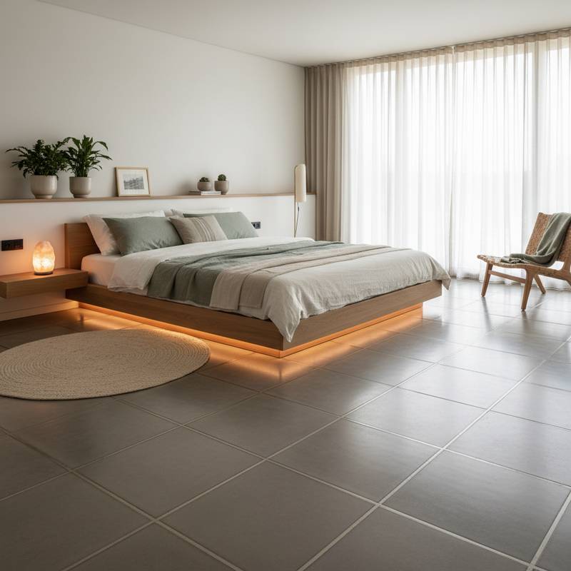 Featured image for Grounding Floors Bring Natural Balance to Bedrooms
