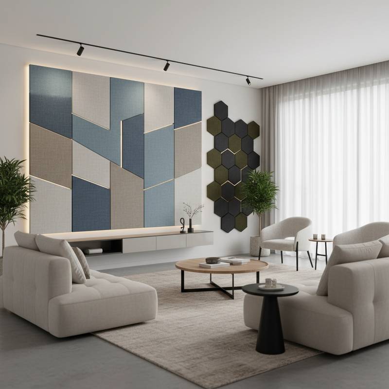 Featured image for Acoustic Panels That Double as Living Room Art