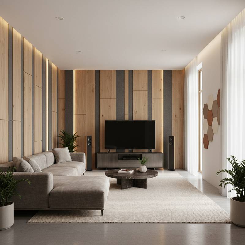 Featured image for Acoustic Panels Transform Echoing Rooms Into Sanctuaries