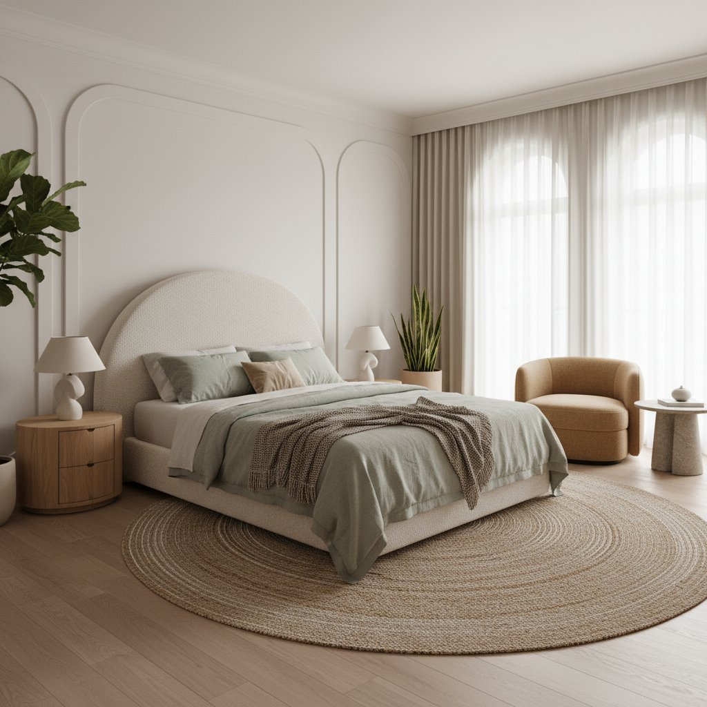 Featured image for Japandi Curves Transform Bedrooms Into Sanctuaries