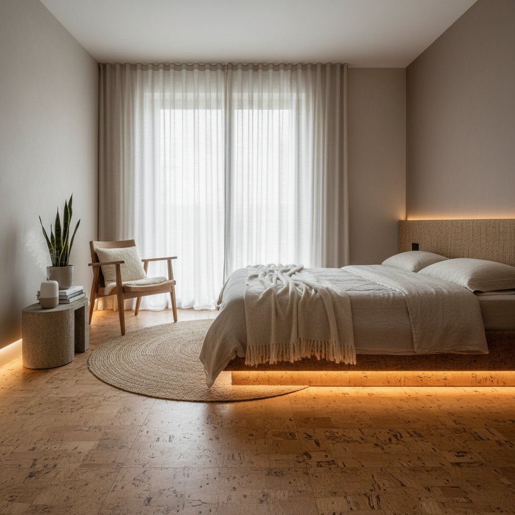 Featured image for Grounding Floors Create Natural Calm in Bedrooms